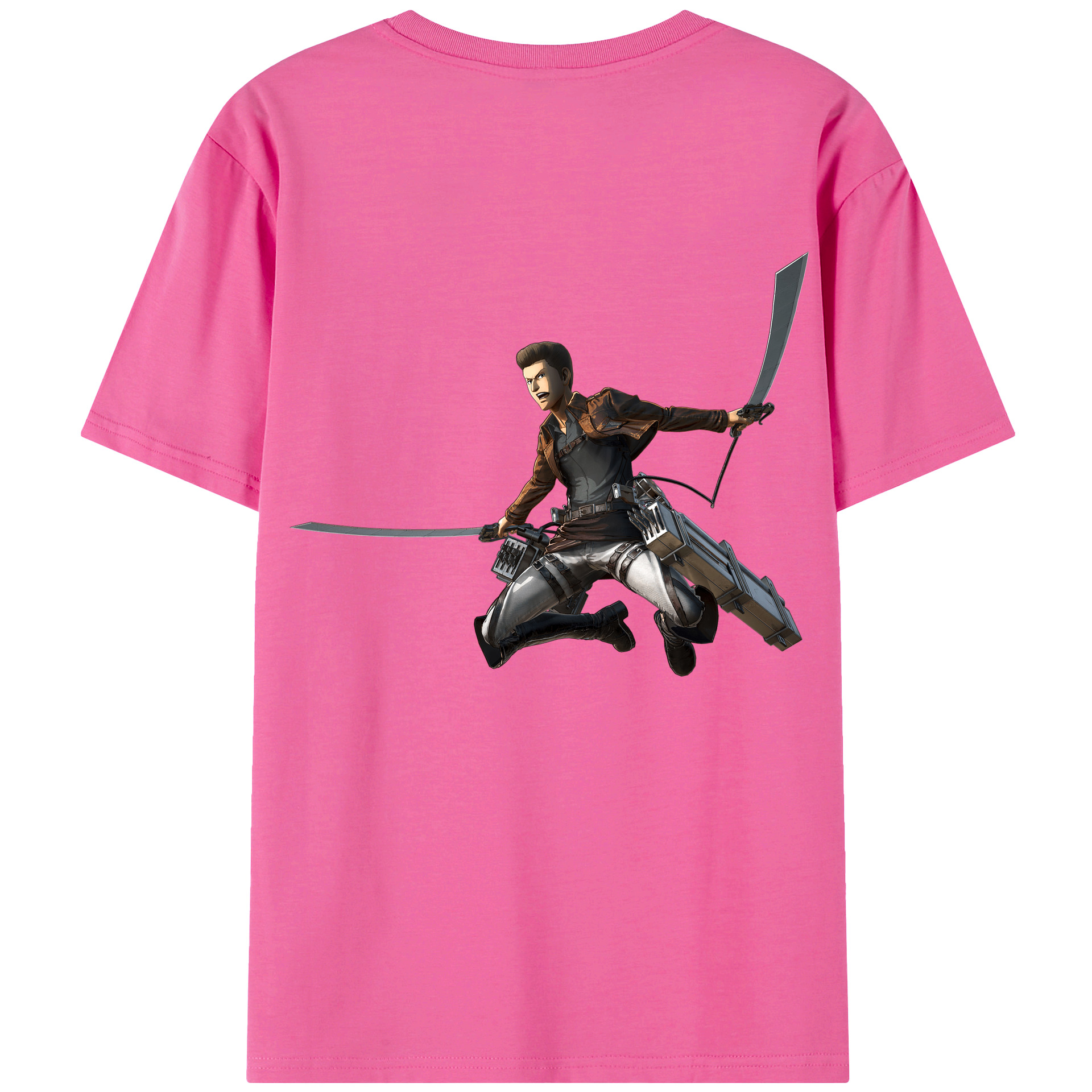（画像用） 進撃の巨人 Attack on Titan レディース半袖Tシャツ(バックプリント)